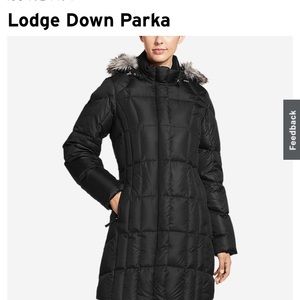 Eddie Bauer Lodge Down Parka with Fur Hood